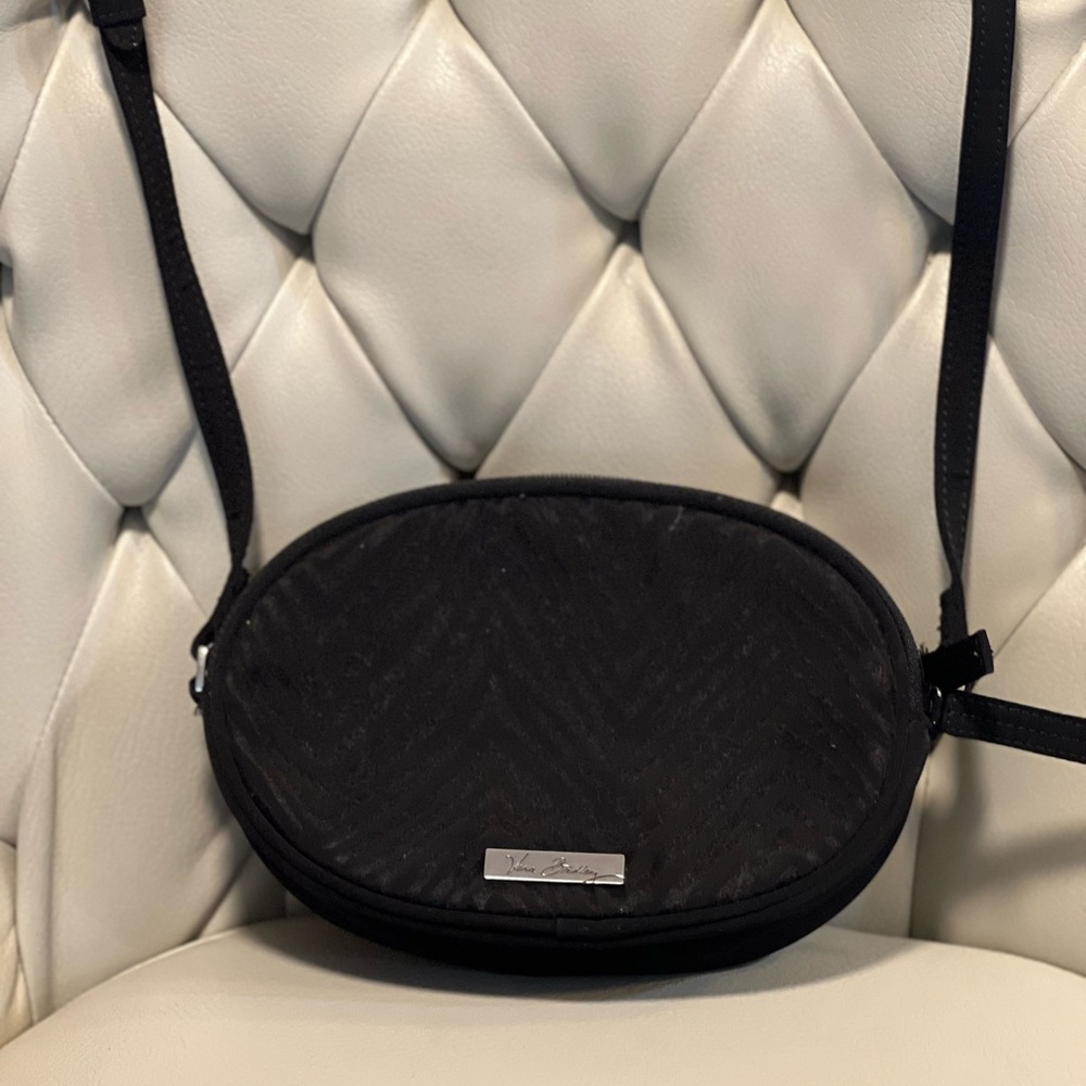 Vera Bradley Velvet Black Crossbody Bag